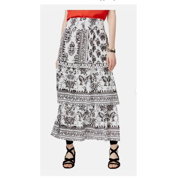 INC INTERNATIONAL CONCEPTS Women's Tiered Skirt Size Medium - Picture 1 of 9